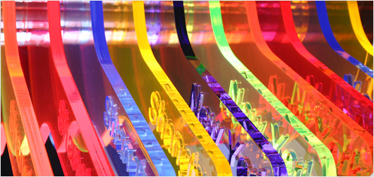 custom made acrylic pos image
